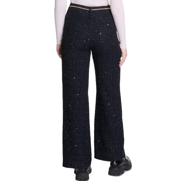 Pizeldaly Sequined Tweed Pants - Picture 2 of 5